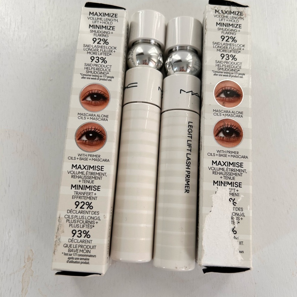 MAC Cosmetics Macstack Legit Lift Lash Primer/Base 2 pic set NWT - Picture 3 of 14